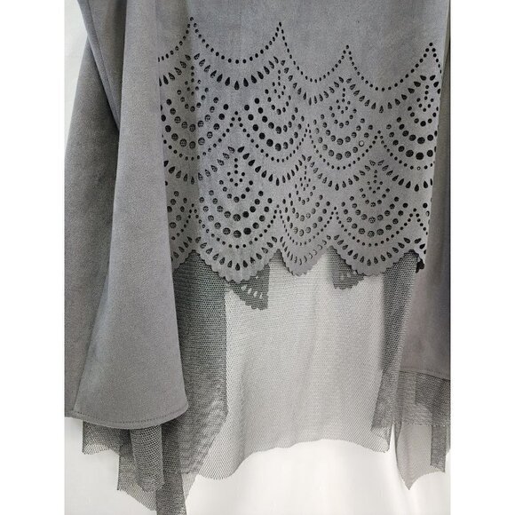 Kifayet sleeveless open front cardigan, Large - Picture 3 of 6